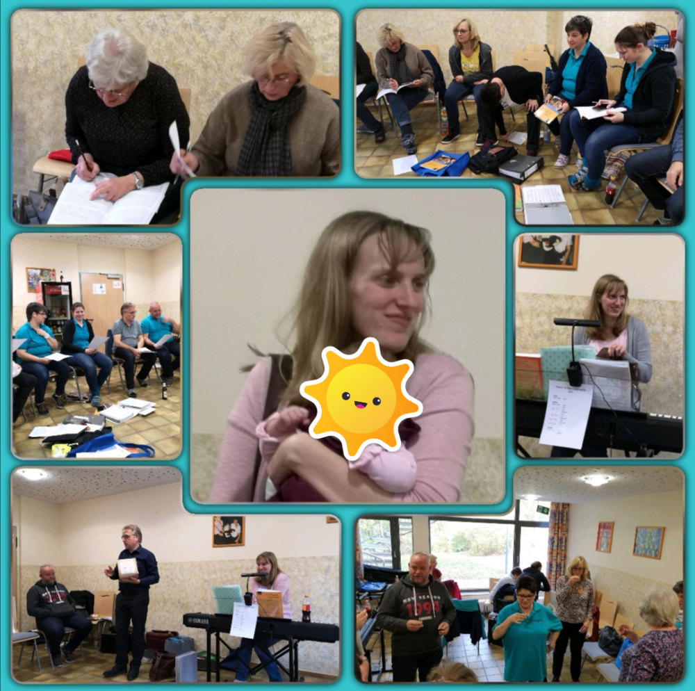 Fotocollage Probenwochenende VoCapella